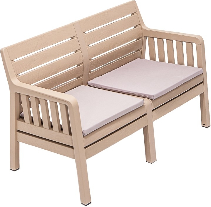 Lara 2-zitsbank - Cappuccino