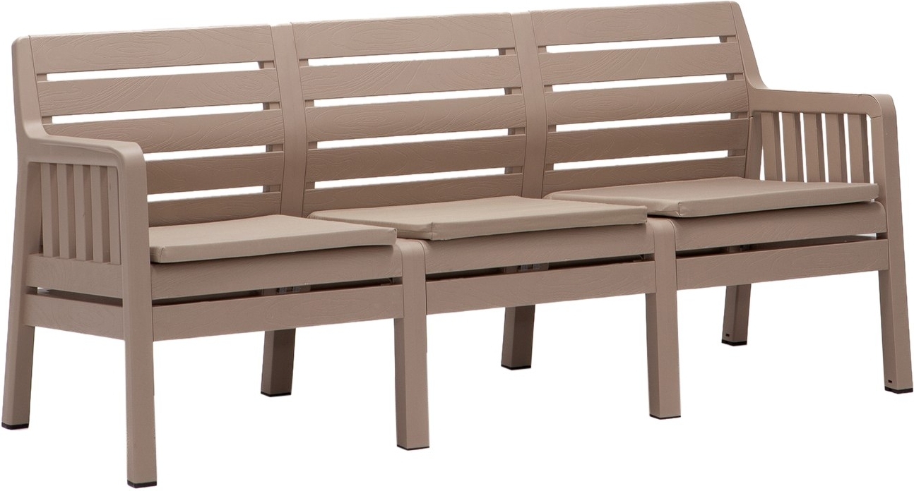 Lara 3-zitsbank - Cappuccino