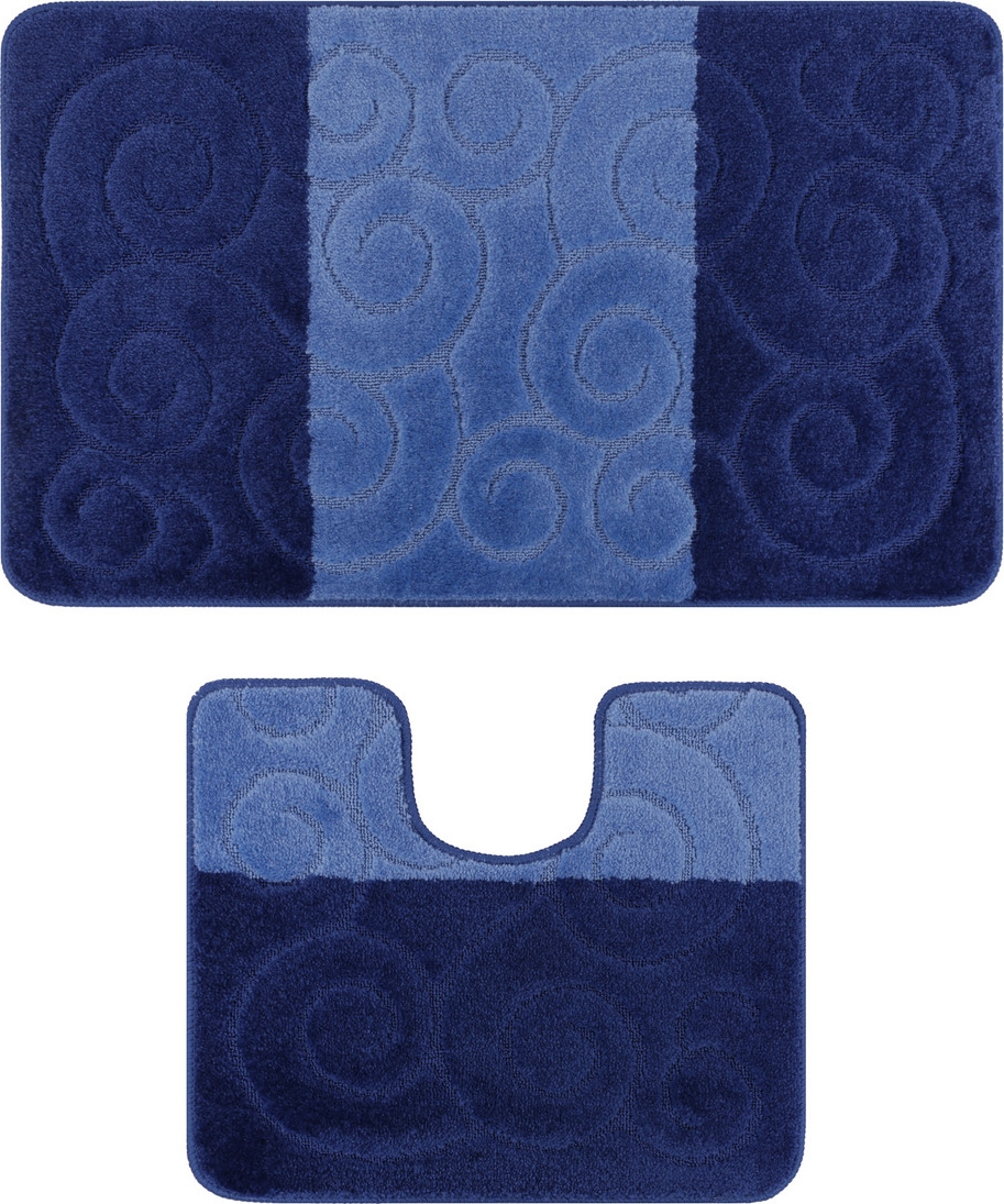 Sile badrumsmatta - Bl�/m�rkbl�