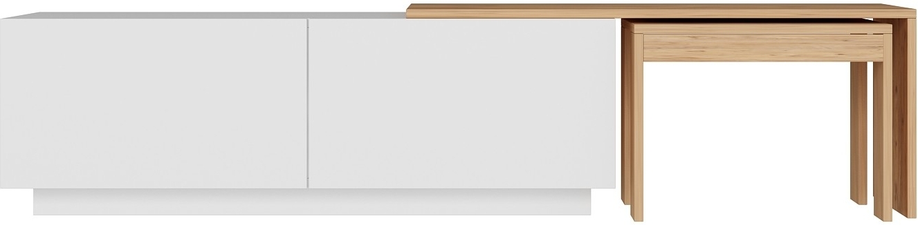 Oslo TV-meubel - Wit/grenen