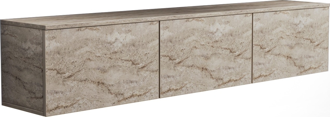 Neon TV-b�nk - Travertin