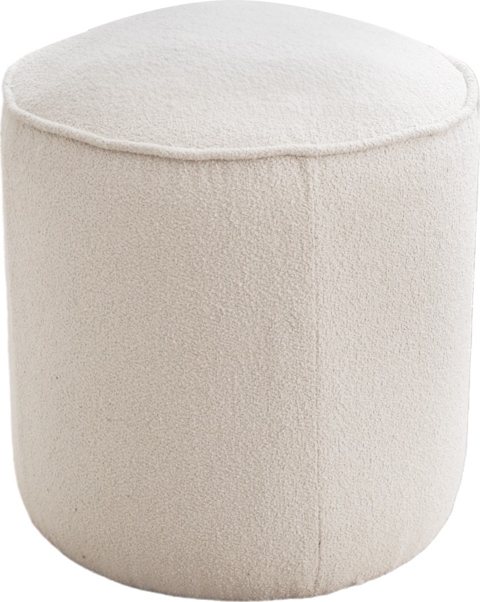 Teddy poef - Cr�me