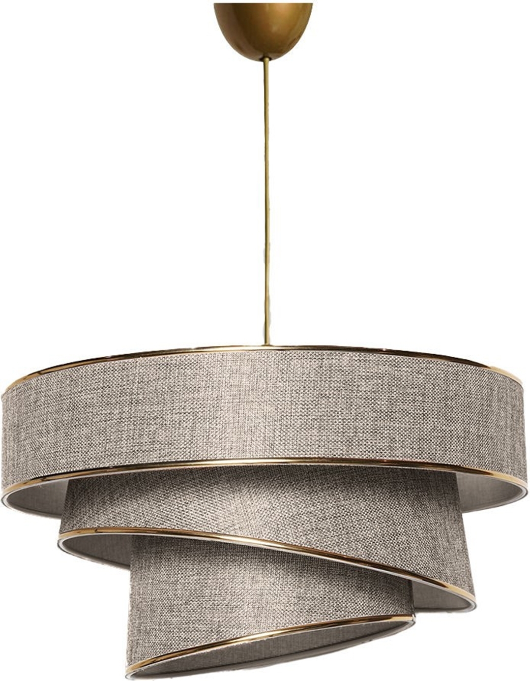 Couper plafondlamp - Beige/goud