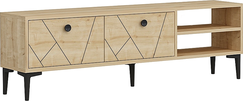 Clara mediabank - Saffier eiken