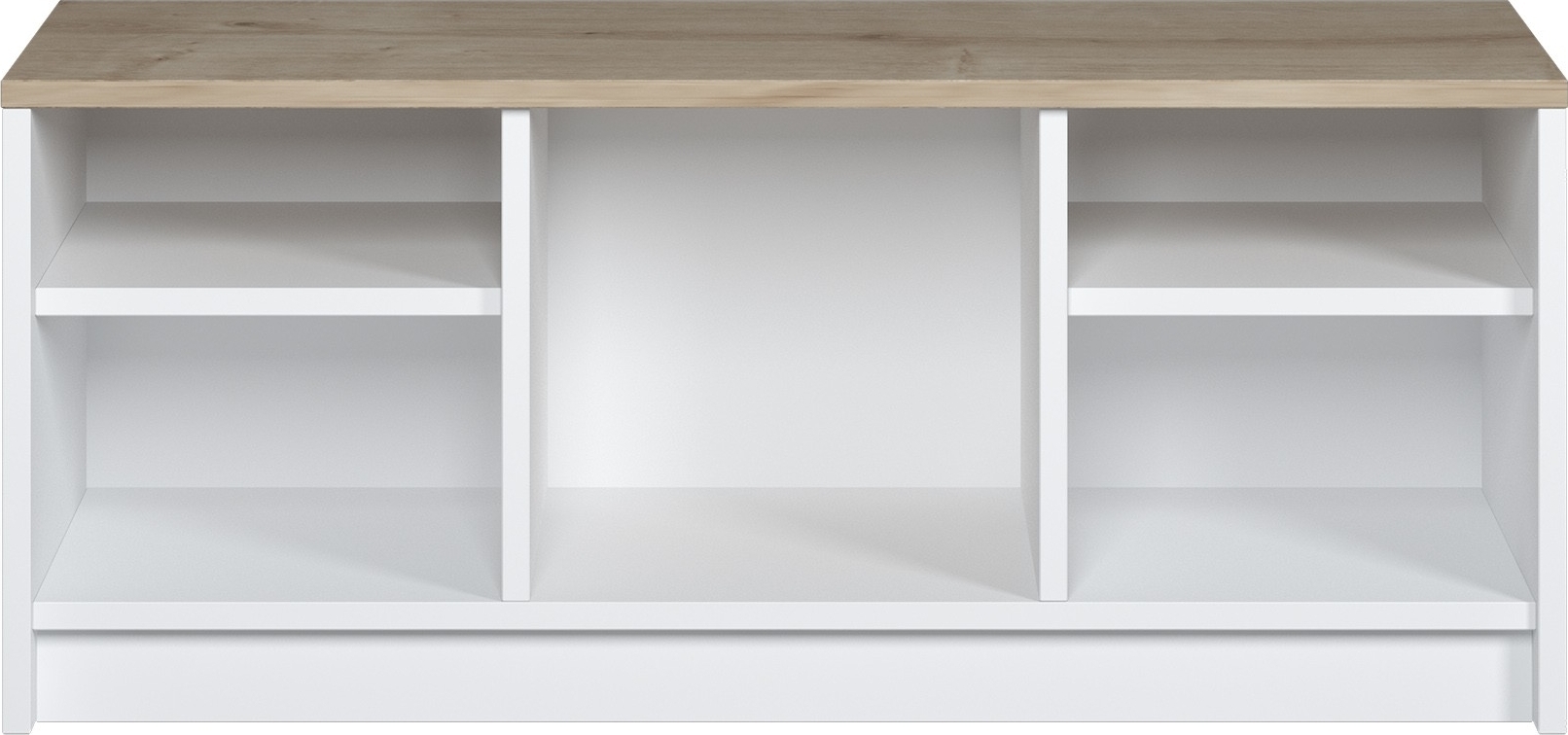 Lone schoenenkast - Eiken wit/saffier Lone schoenenkast - Eiken wit/saffier