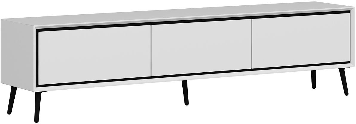 Mandy TV-b�nk - Svart/vit