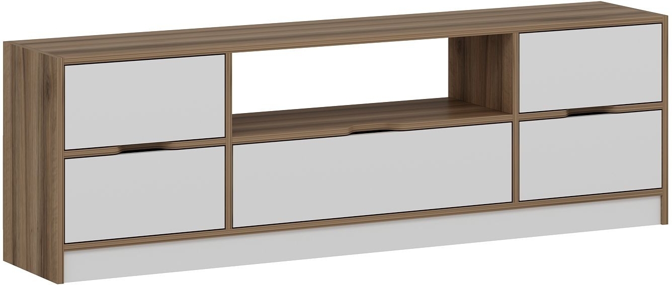 Elina TV-meubel - Wit/bruin Elina TV-meubel - Wit/bruin