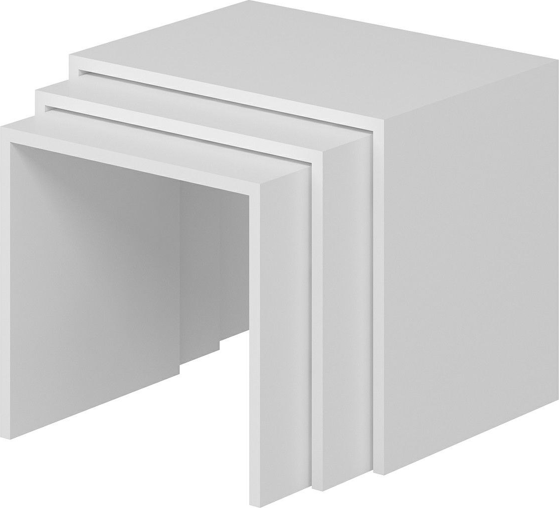 Nebes satsbord 45/50/55 x 36/38/40 cm - Vit Nebes satsbord 45/50/55 x 36/38/40 cm - Vit