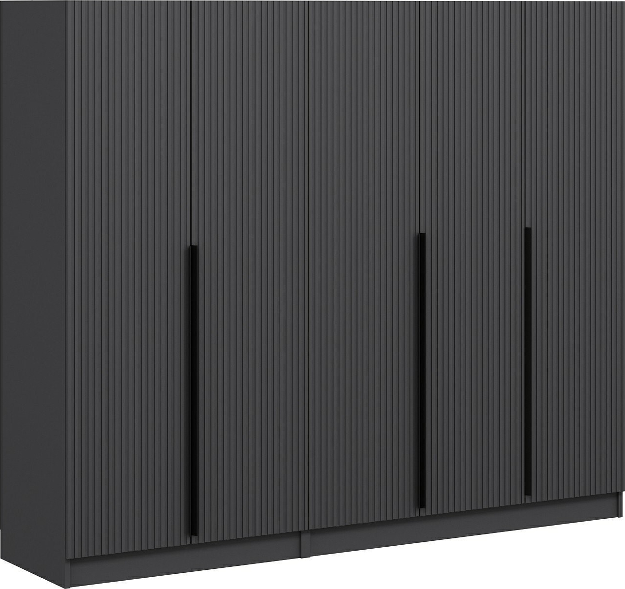 Cikani garderob 225x52x210 cm - Antracit