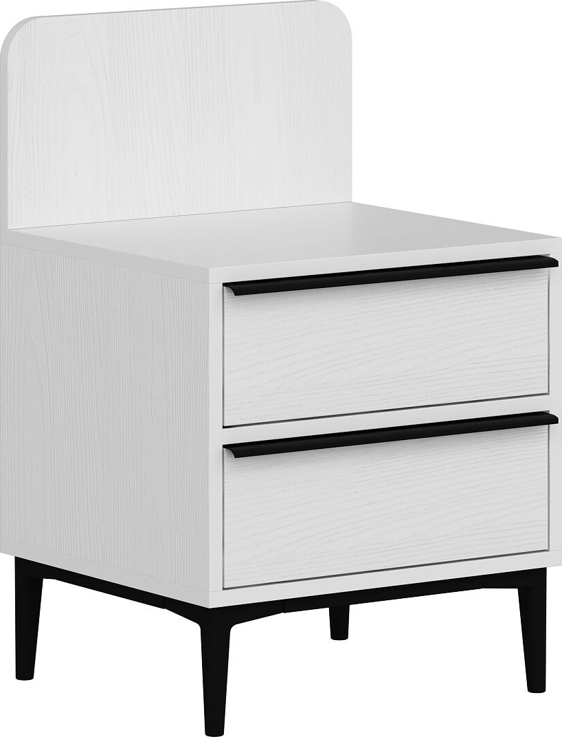 Verhoogd nachtkastje - Wit