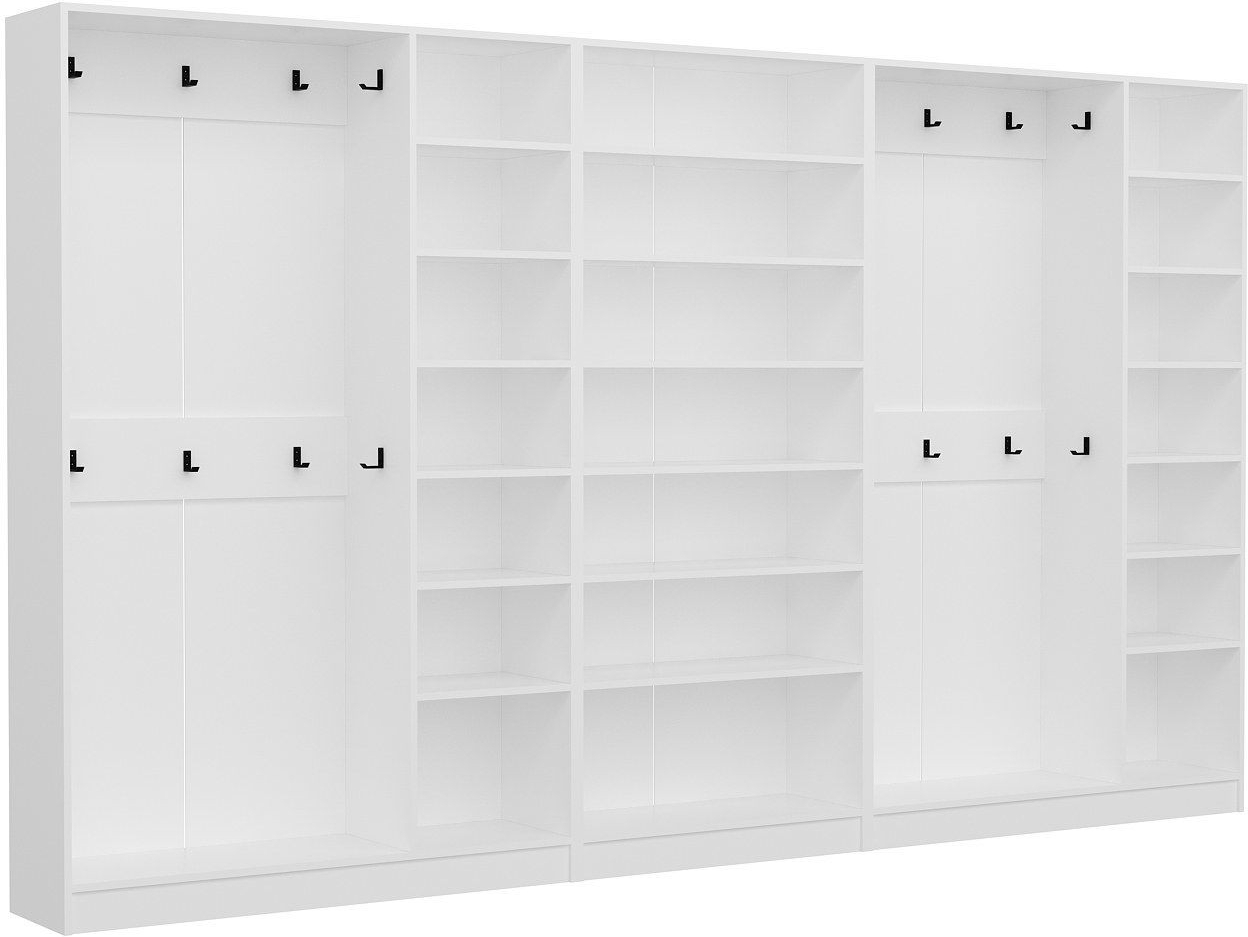 Armadio hallmöbel B 360 x 35 x 210 cm - Vit Armadio hallmöbel B 360 x 35 x 210 cm - Vit