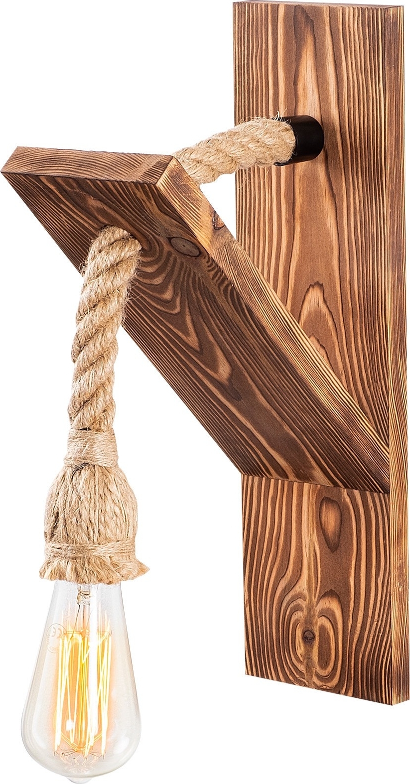 Vägglampa trä Vägglampa trä