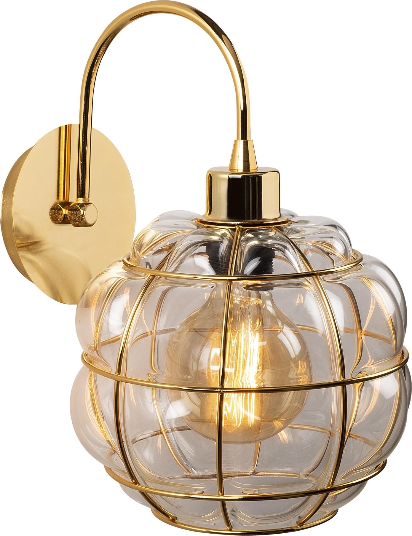Saffraan wandlamp 402-A - Goud