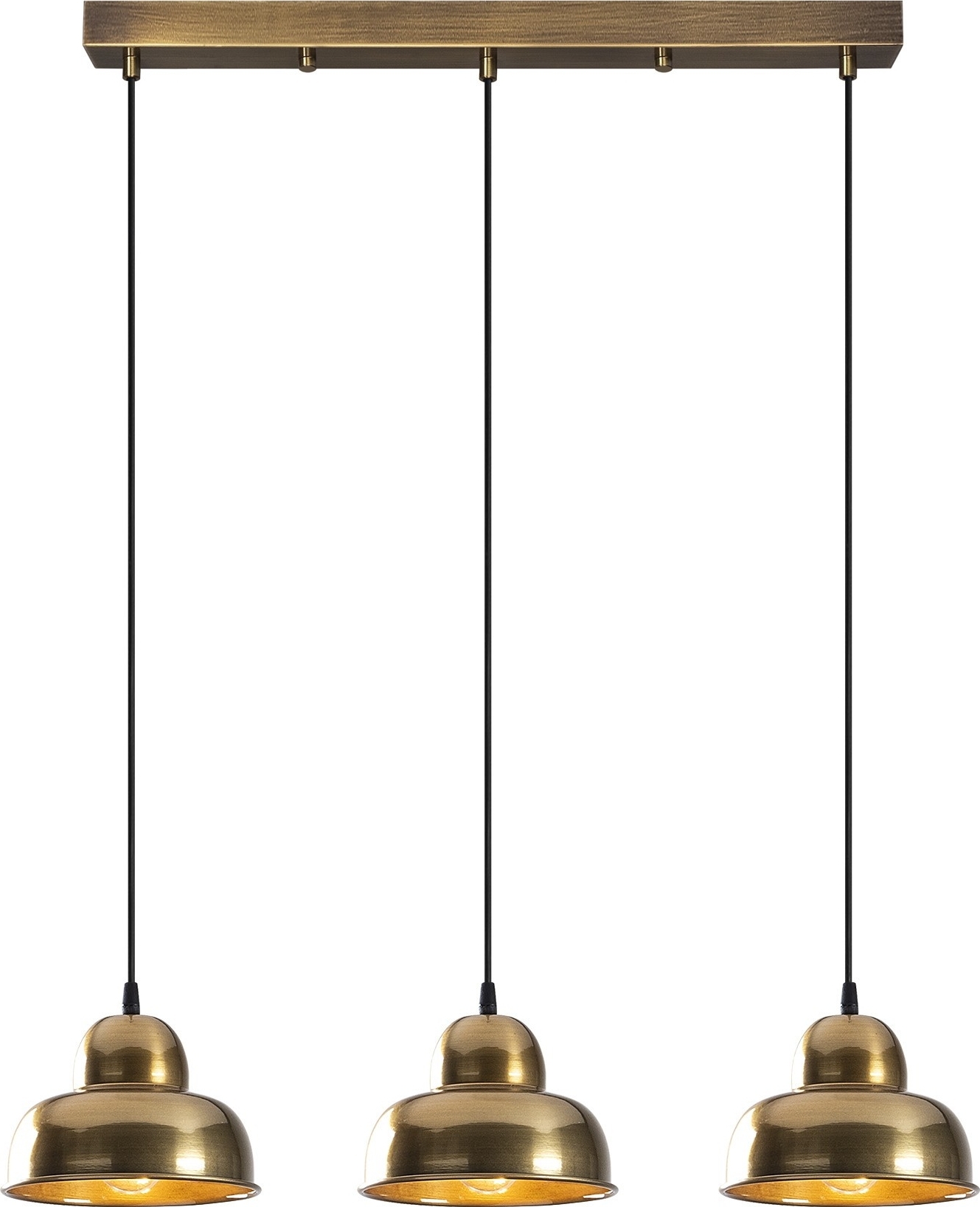 Bergamo plafondlamp 180-S1 - Messing