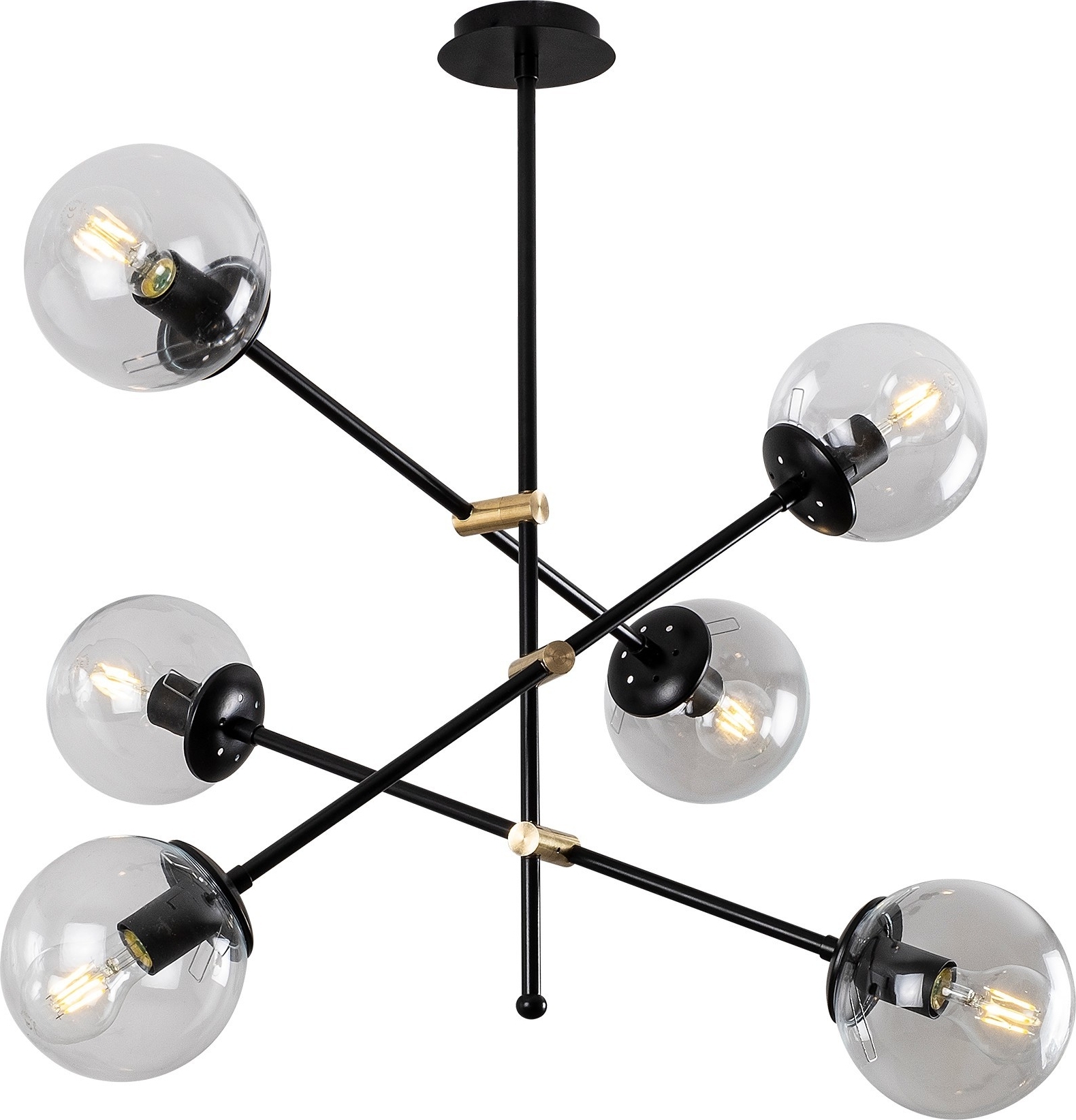 Marty plafondlamp 106 - Zwart