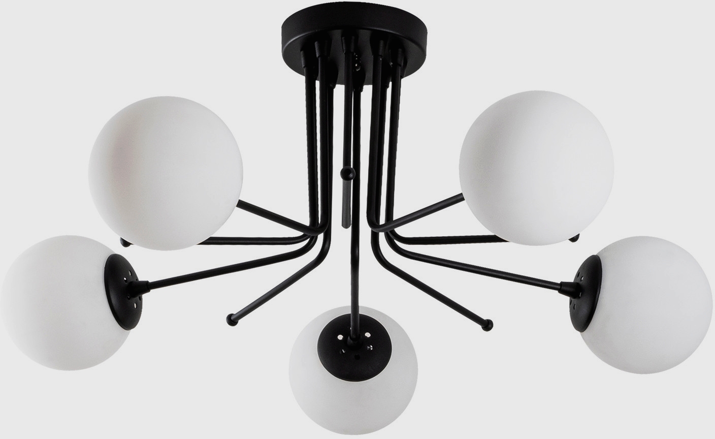 Daisy plafondlamp 147-AV2 - Zwart/wit