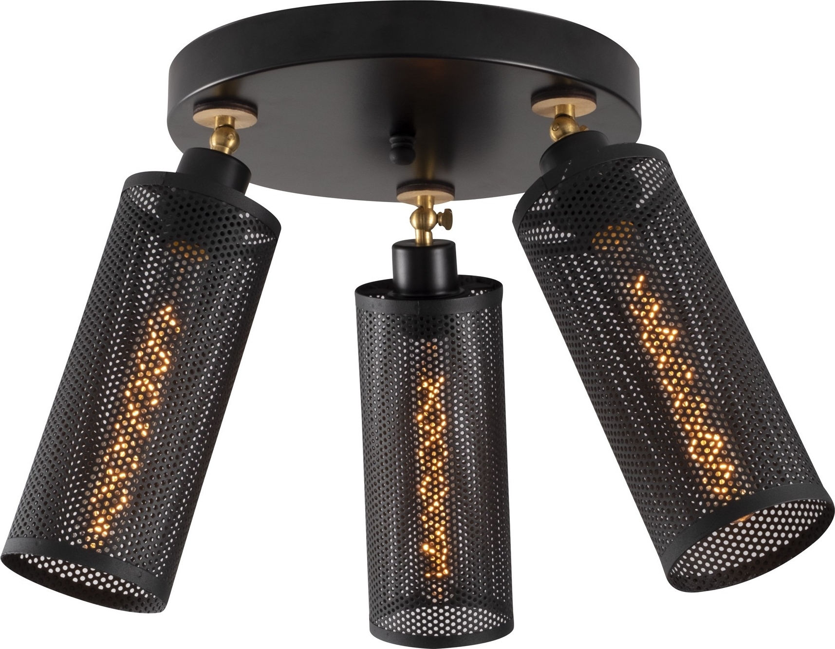 Amason plafondlamp N-987 - Zwart/goud Amason plafondlamp N-987 - Zwart/goud