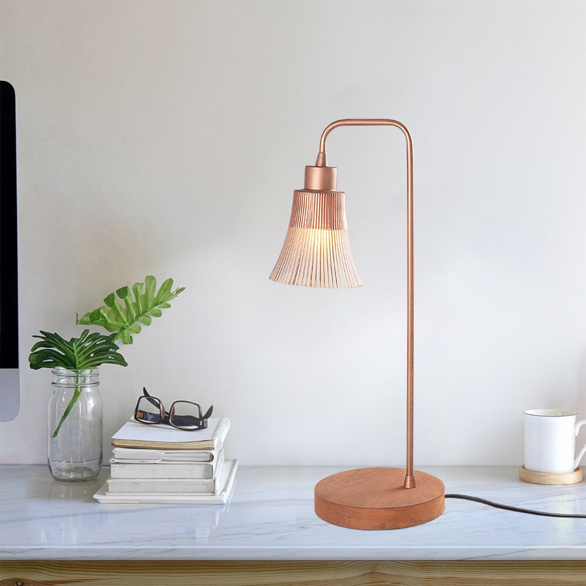 Foca bordslampa - Koppar