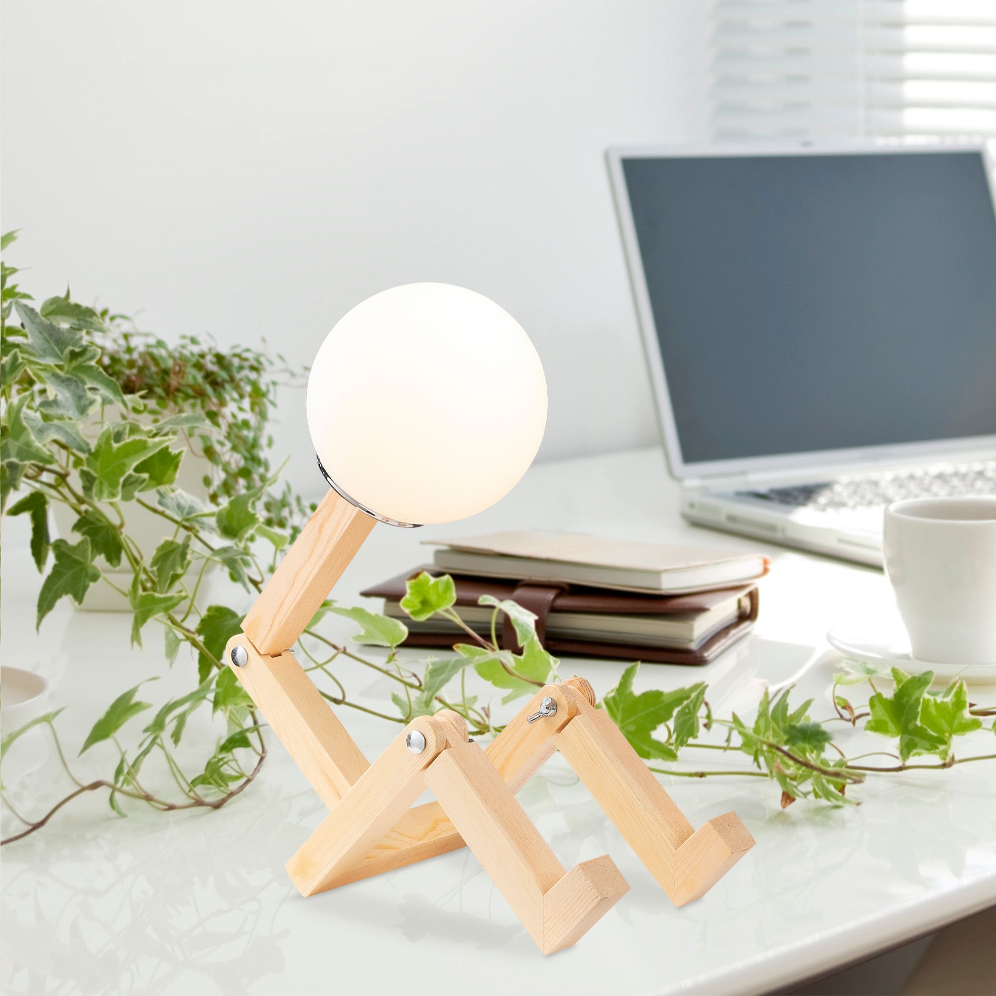 Milet bordslampa opal - Naturell