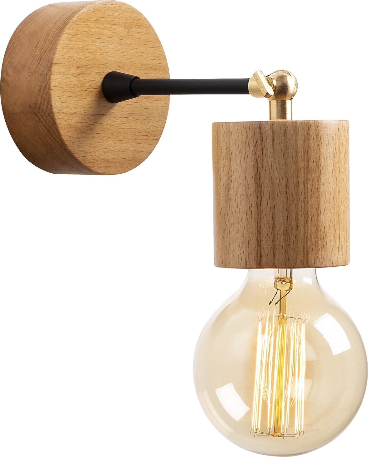 Santo wandlamp N-865 - Hout