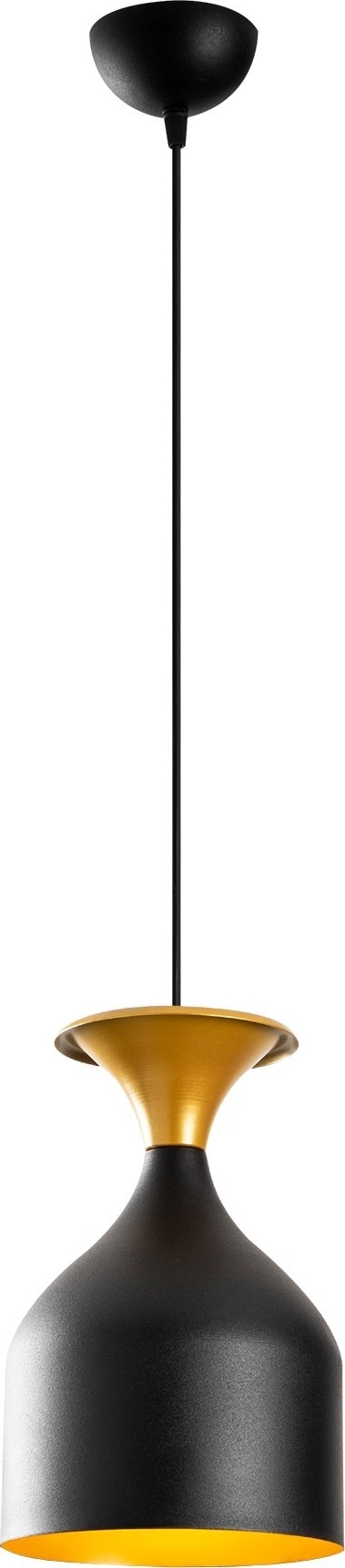 Sivani plafondlamp 825 - Zwart/goud