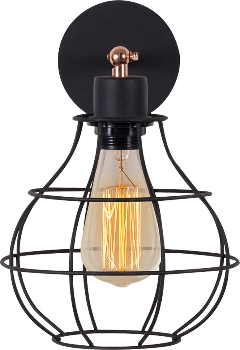 Fellini wandlamp 873 - Zwart