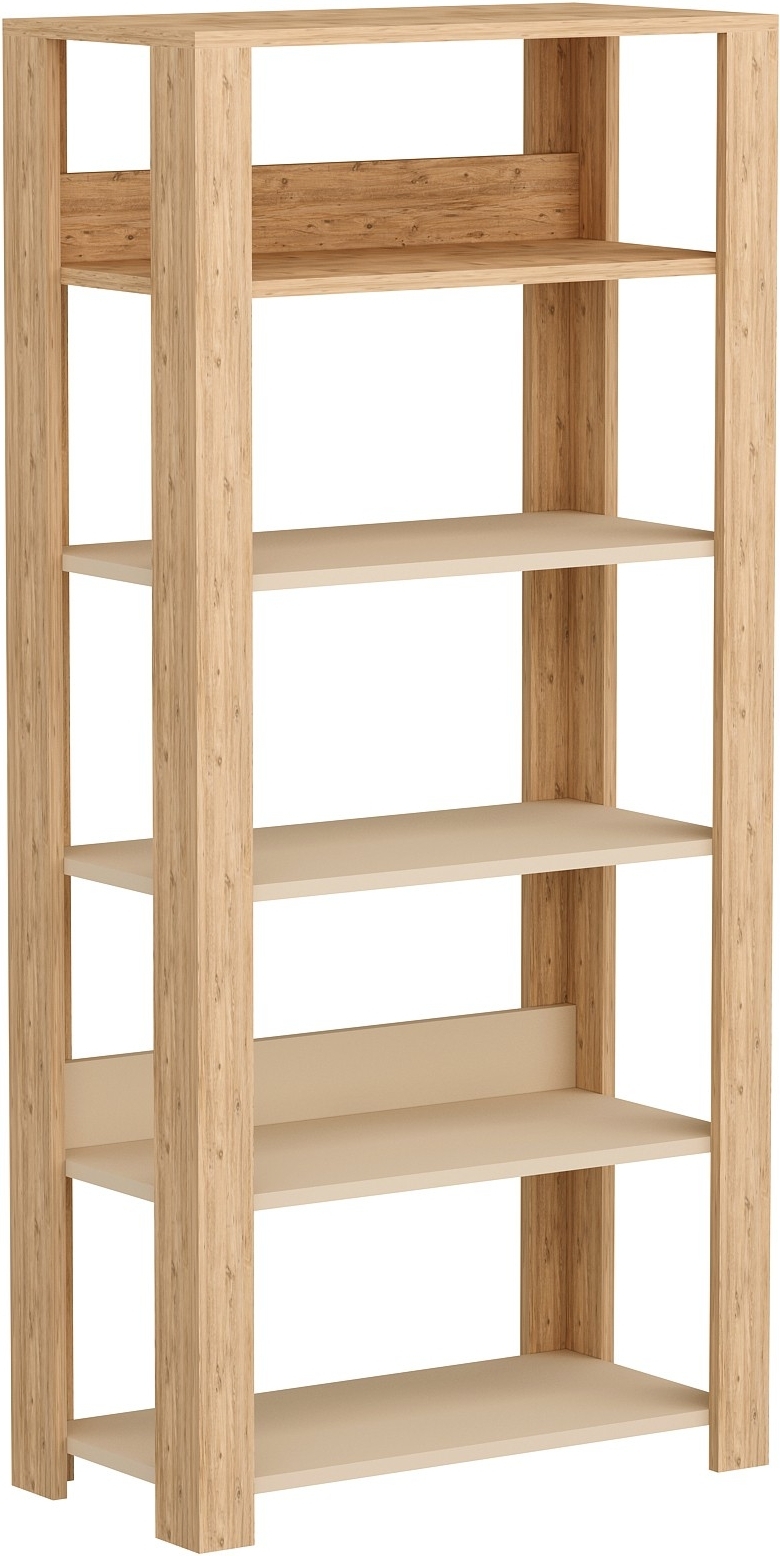 Sneker boekenkast - Grenen/beige