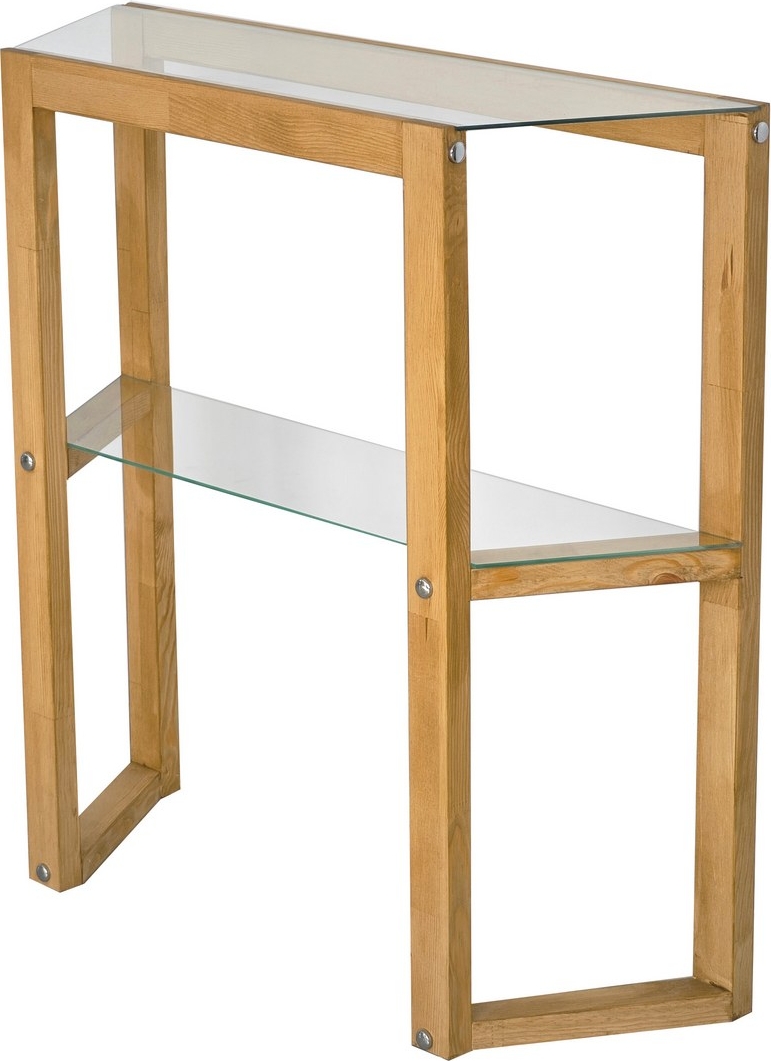 Via reli�ftafel 85 x 31 cm - Eiken