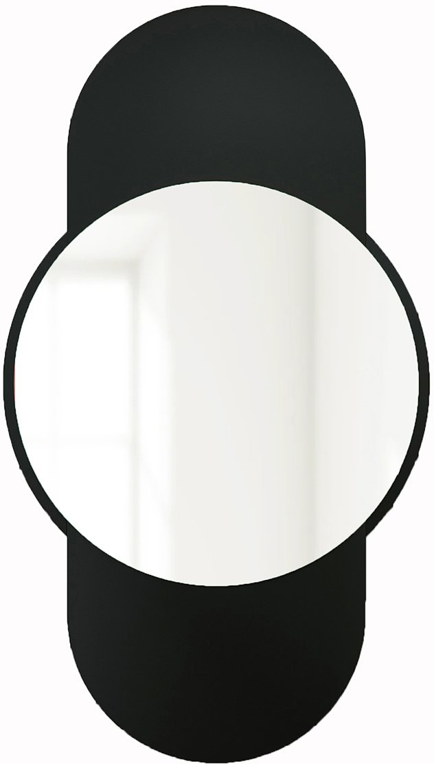 Time spegel - Svart Time spegel - Svart