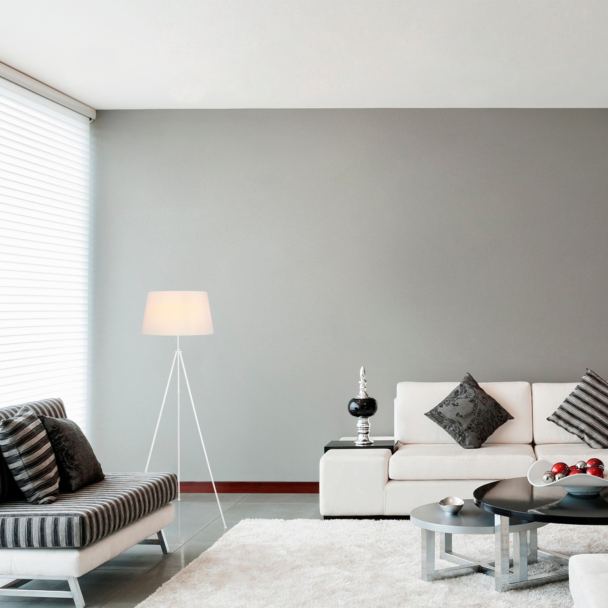 Tripod golvlampa - Vit Tripod golvlampa - Vit