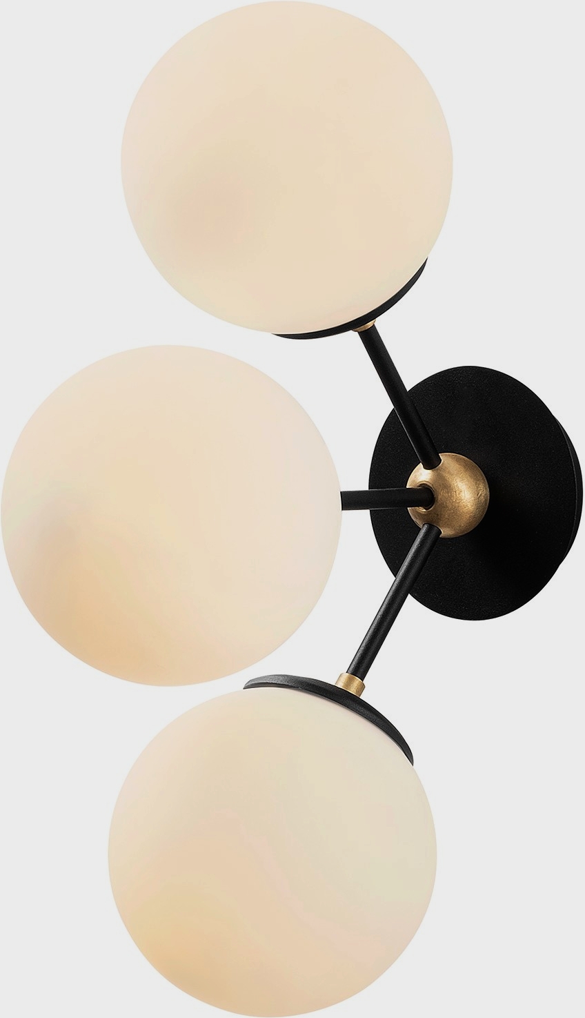 Gondola wandlamp 3021 - Zwart/wit