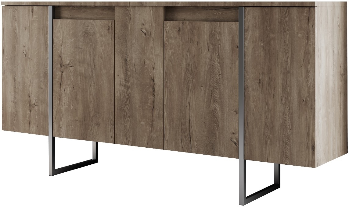 Lux skänk - Valnöt/silver Lux skänk - Valnöt/silver