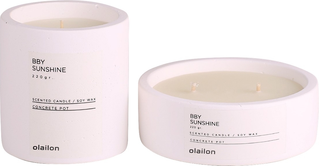 Bby Sunshine geurkaarsenset - Wit Bby Sunshine geurkaarsenset - Wit