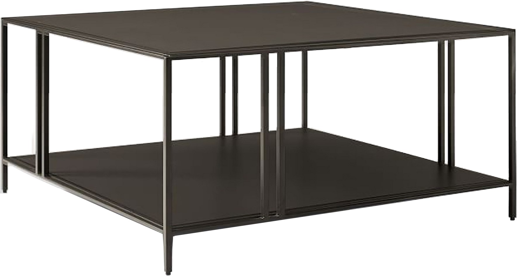 Urano salontafel 80 x 80 cm - Zwart