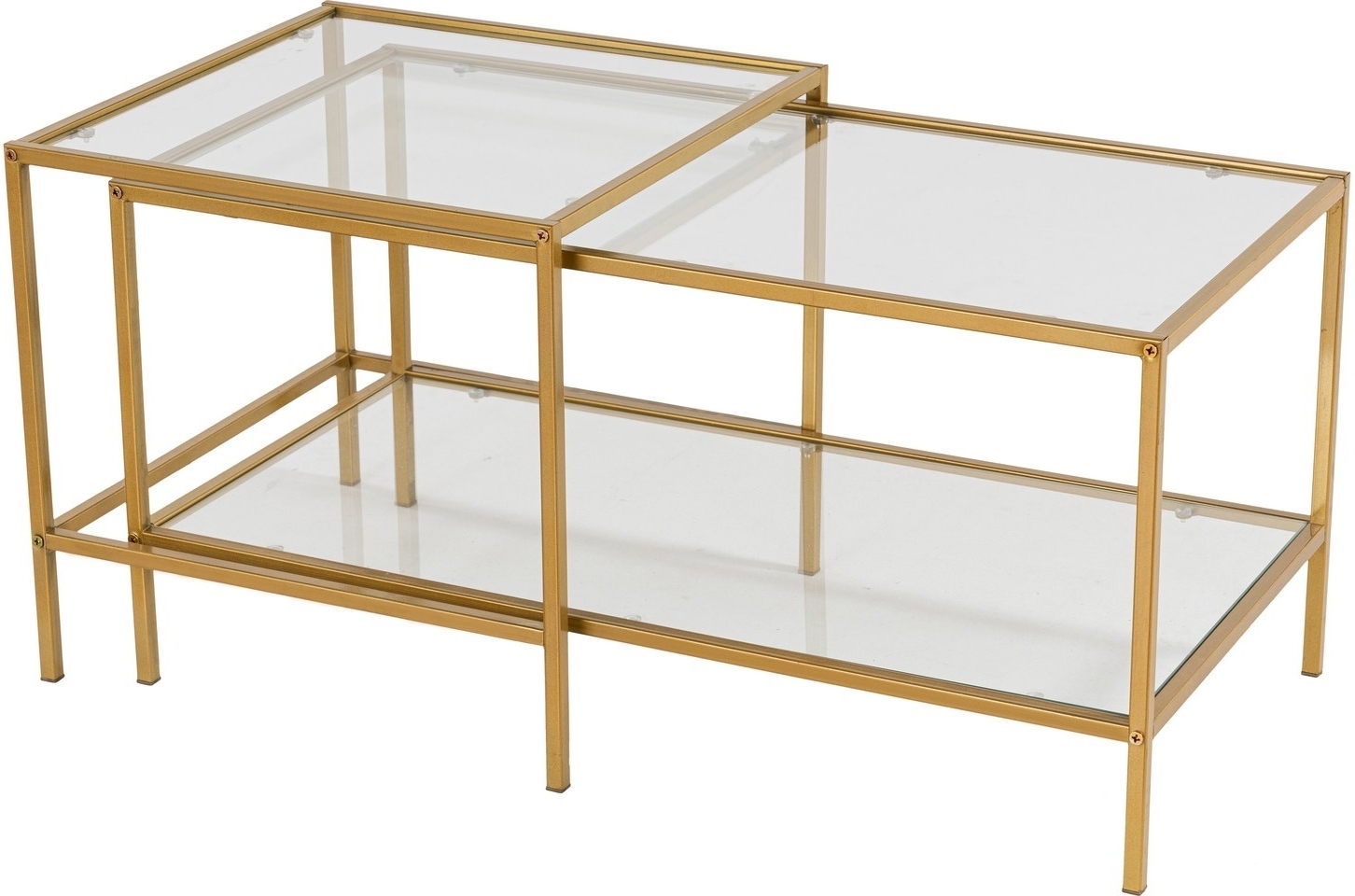 Sevay soffbord-set - Guld Sevay soffbord-set - Guld