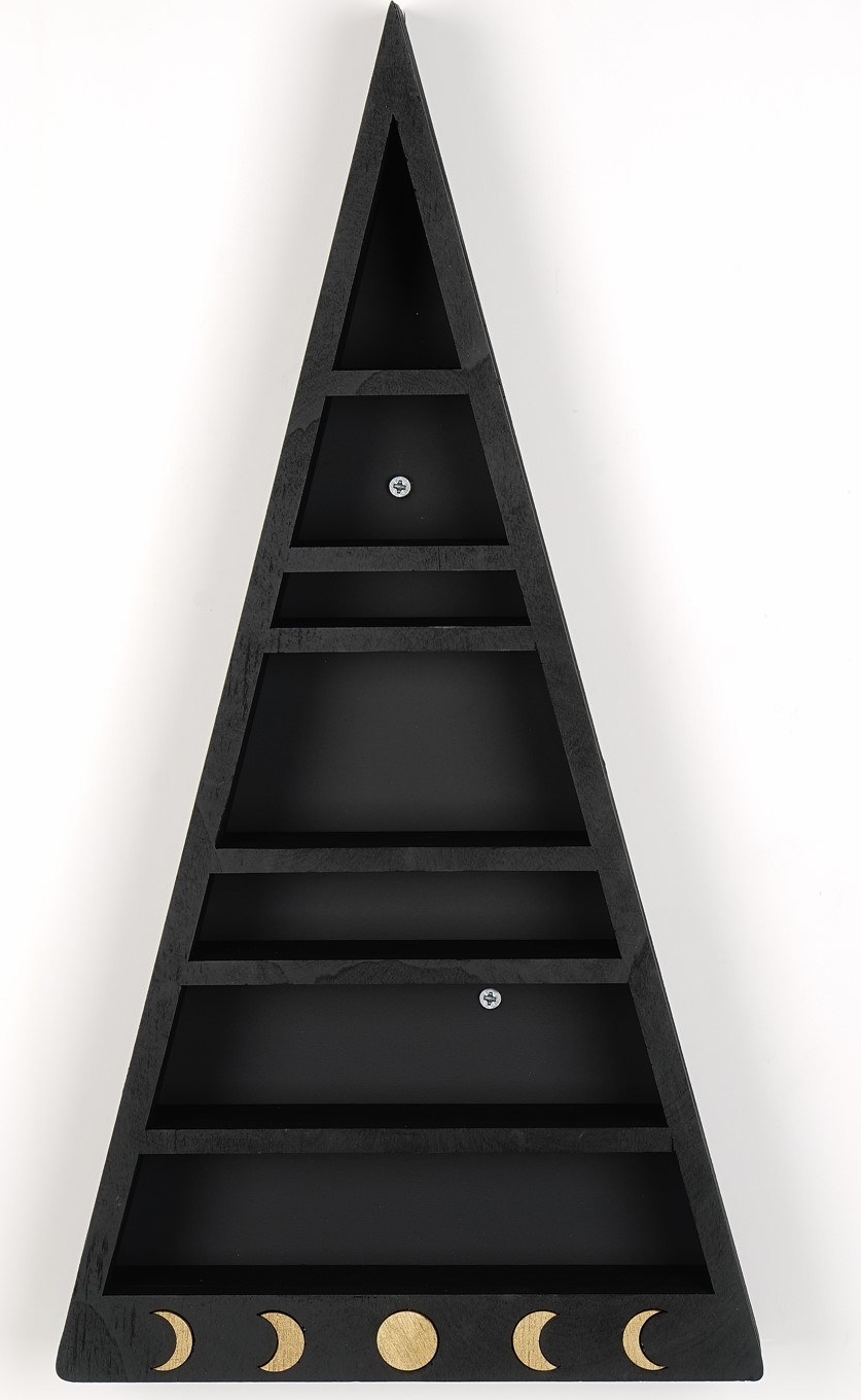 Cryptische wandplank 2 Zwart