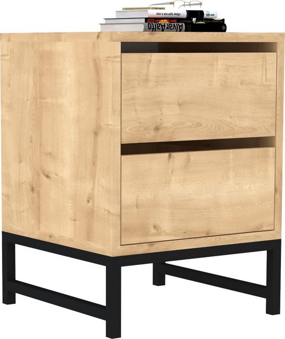 Neddy nachtkastje - Saffier/zwart Neddy nachtkastje - Saffier/zwart