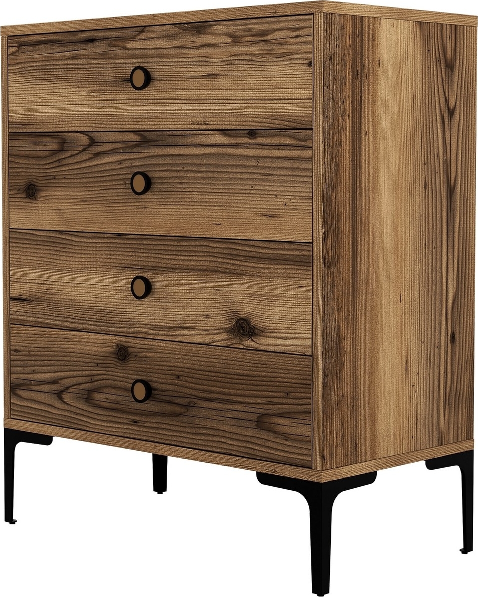 Lissabon ladekast - Walnoot