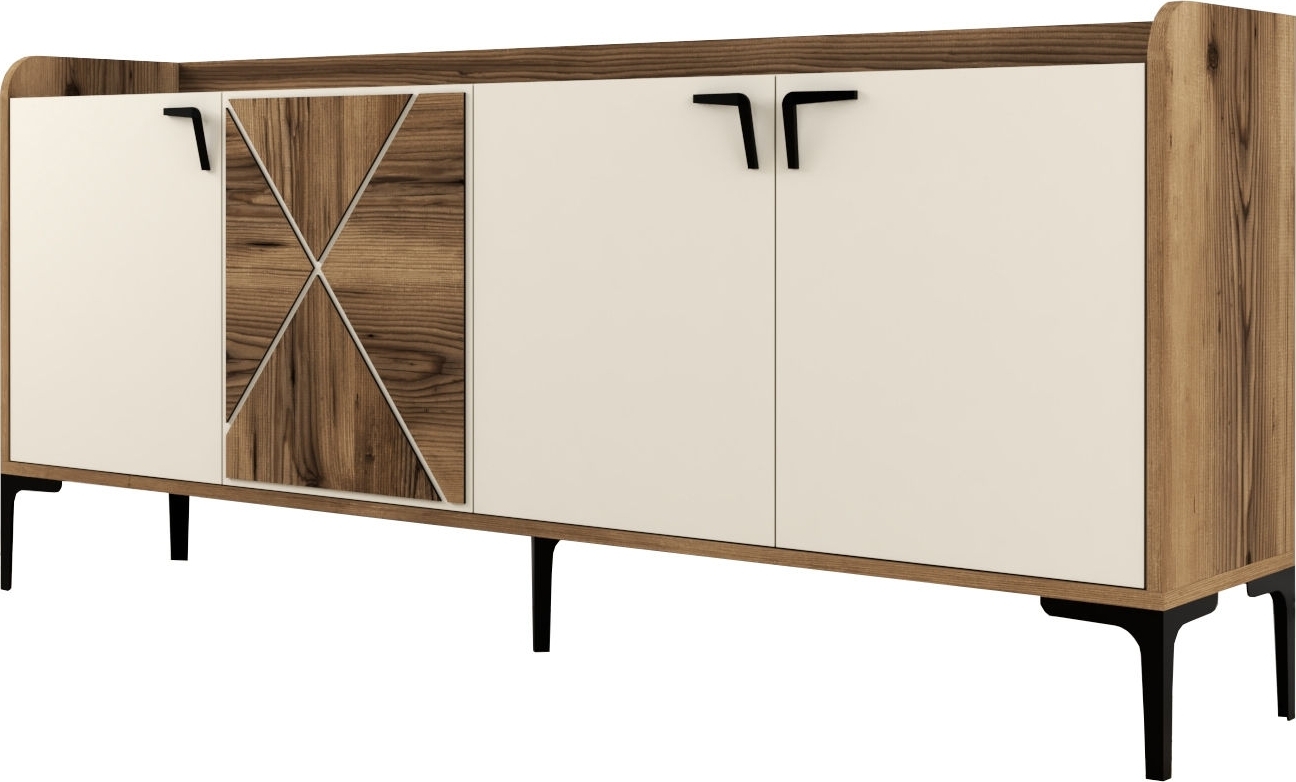 Vendela dressoir - Walnoot/creme