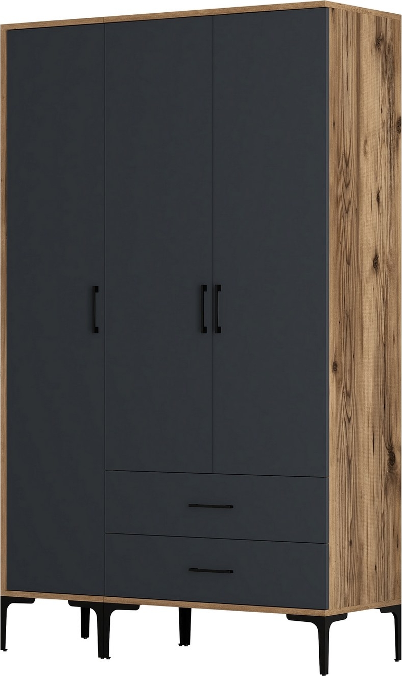 Kumsal garderob 9 Valn�t/antracit