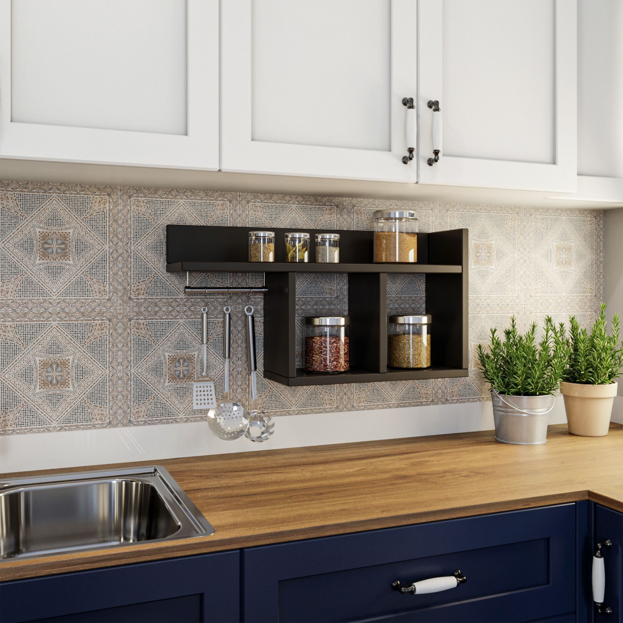 Pare wandplank - Antraciet