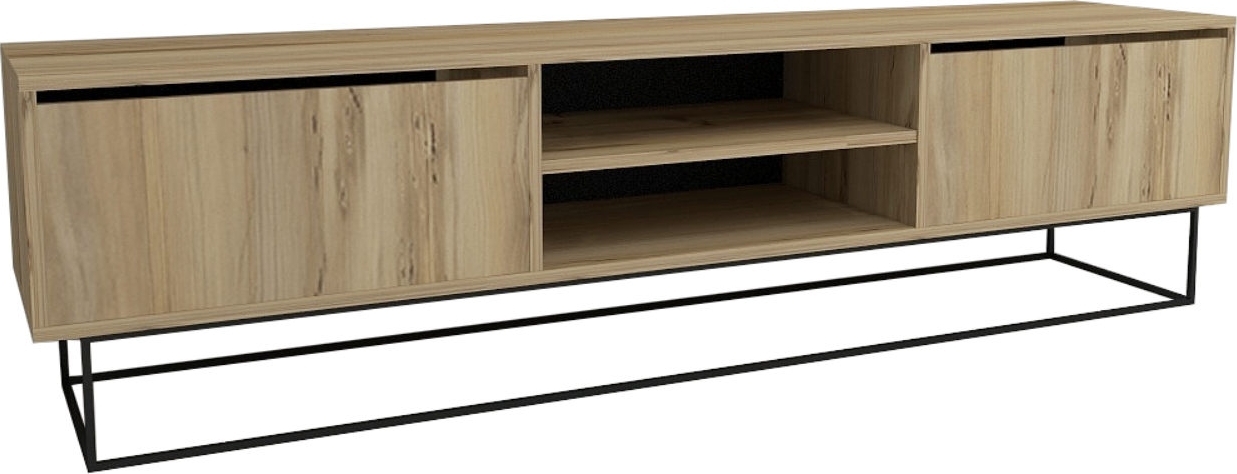 Bediening mediabank 180 cm - Eiken