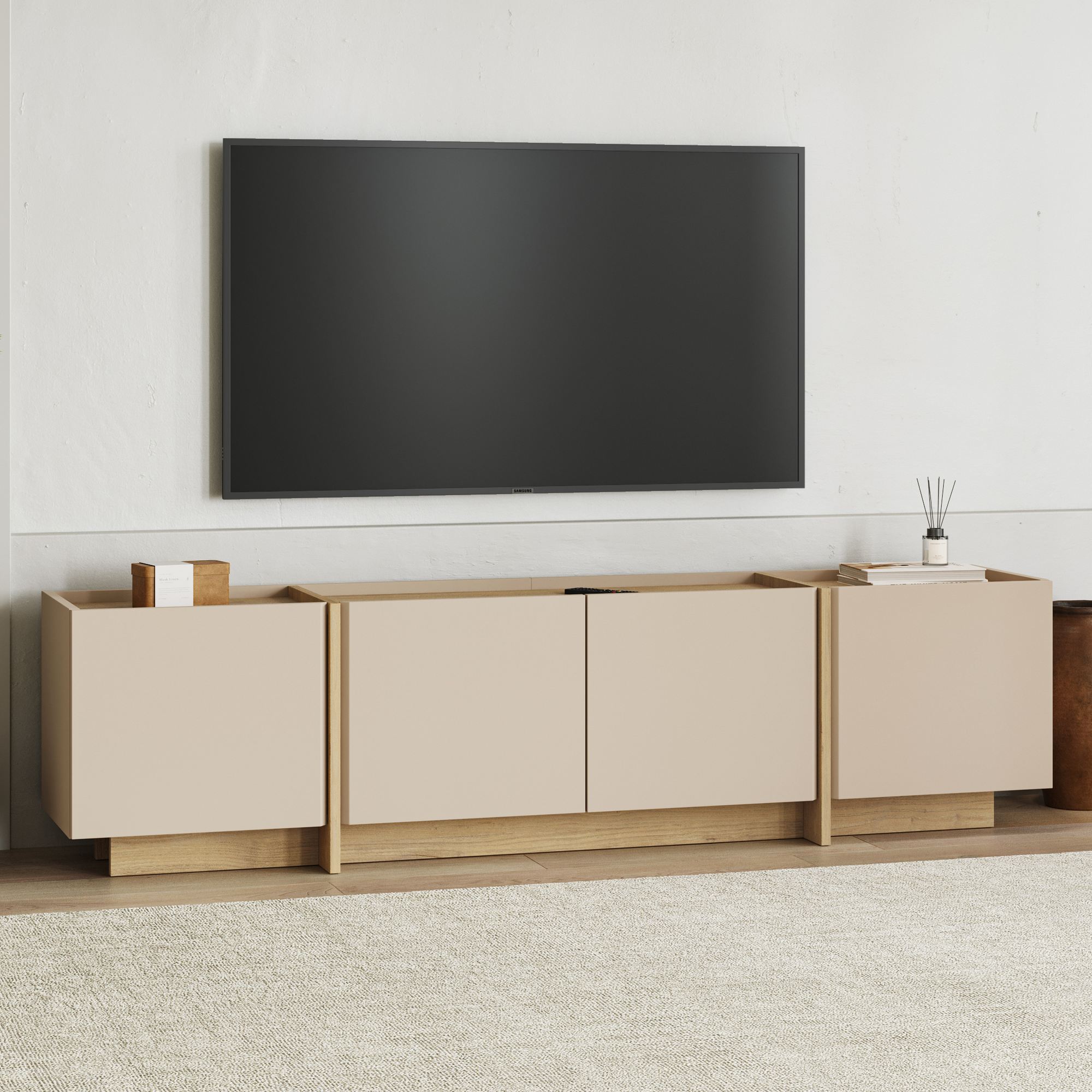 TV-b�nk Lorensa 180 cm - Sapphire Oak