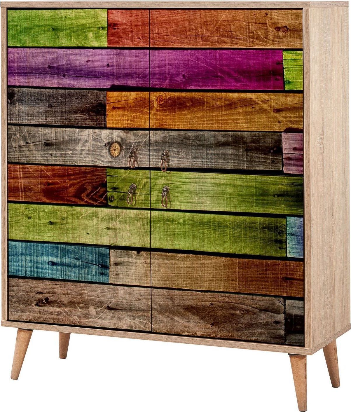 Multilux kast - Sonoma eiken/meerkleurig