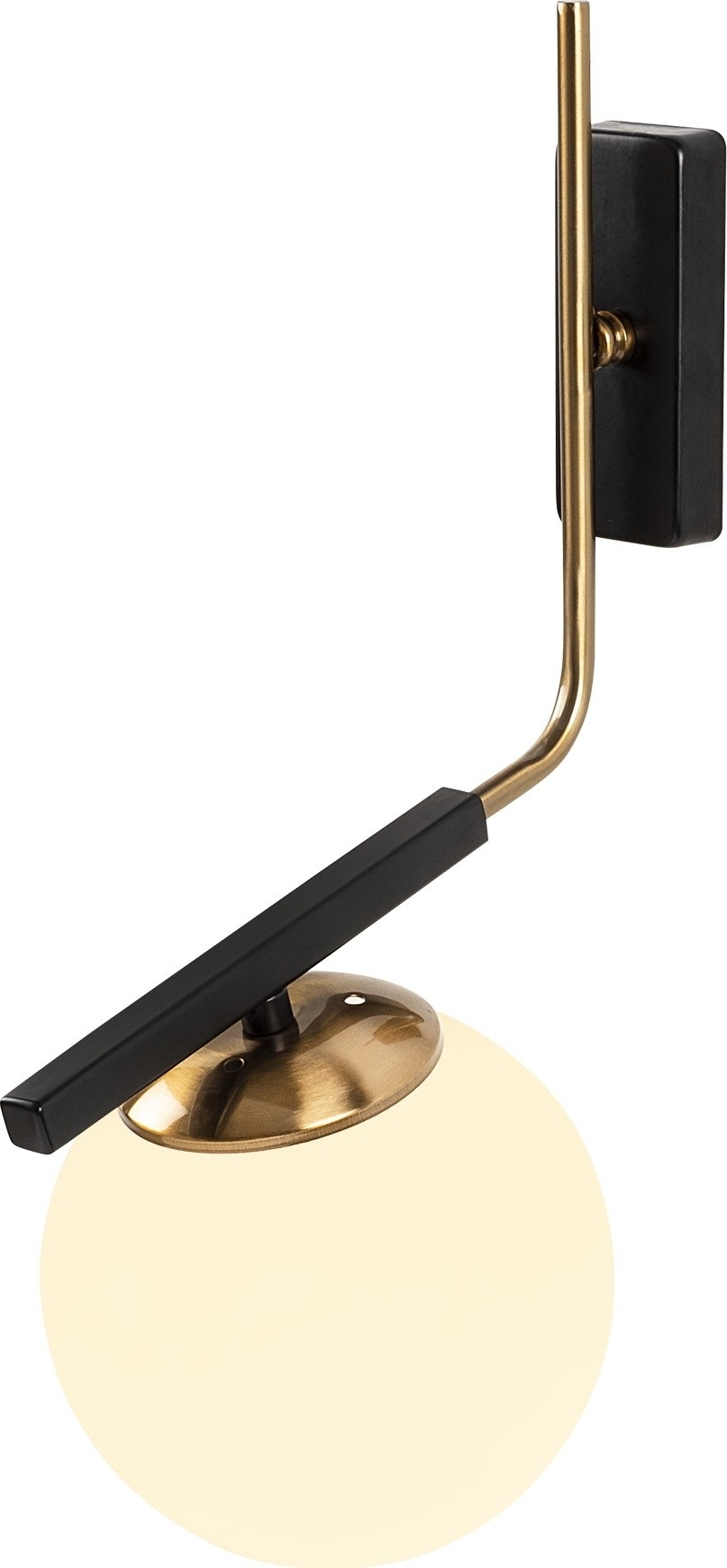 Vaduz wandlamp 4011 - Zwart/antiek