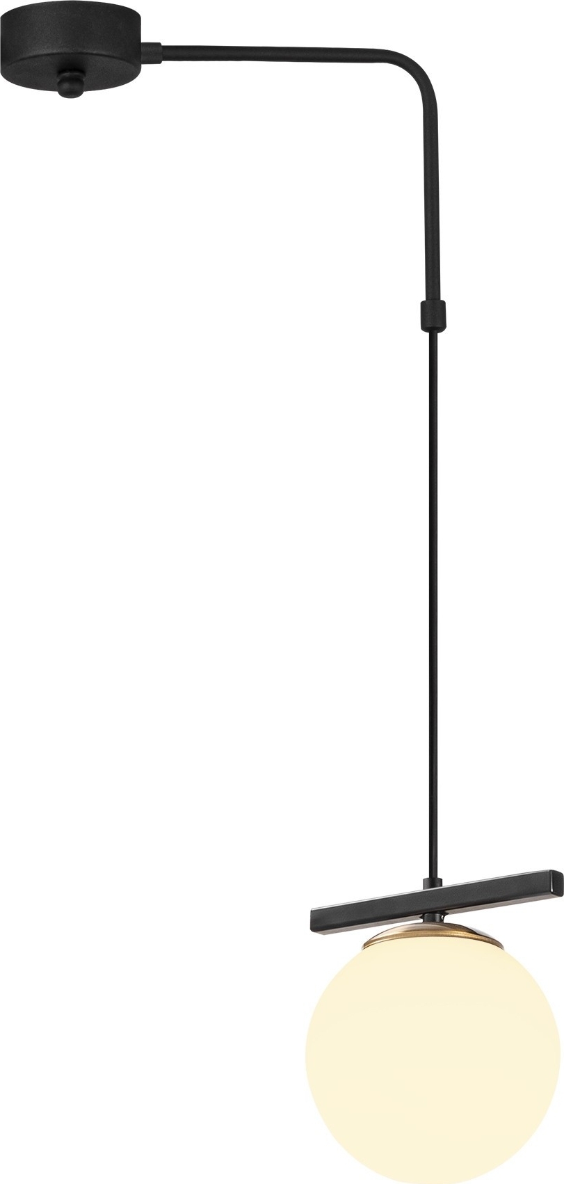 Ozone plafondlamp 6266 - Zwart/wit