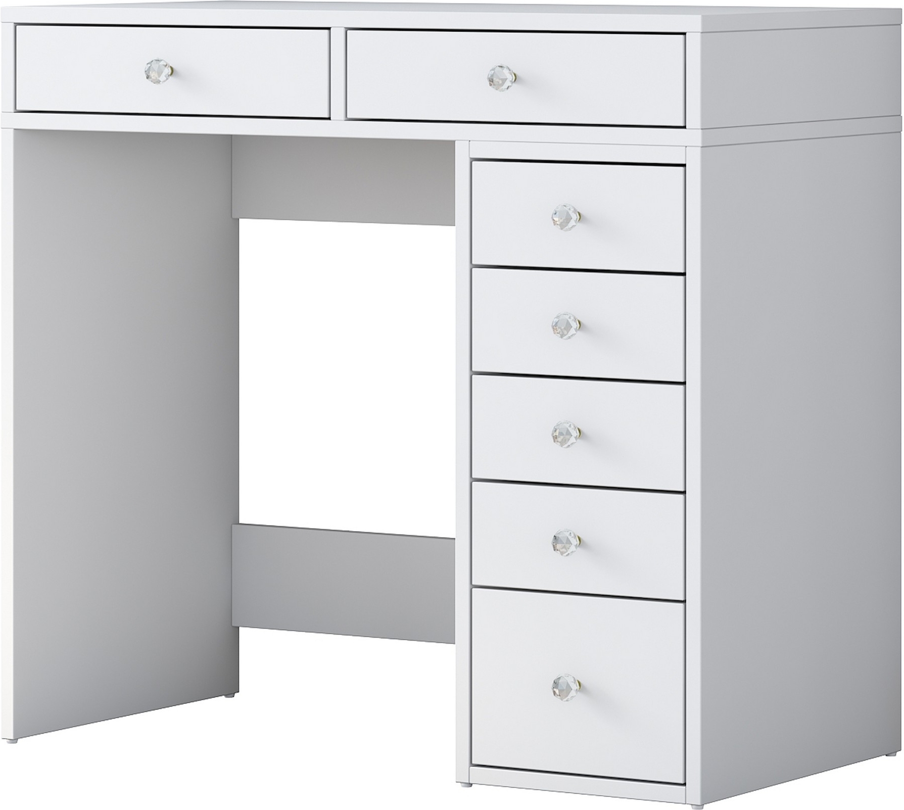 Bijou sminkbord 8 - 90 x 44,5 cm - Vit