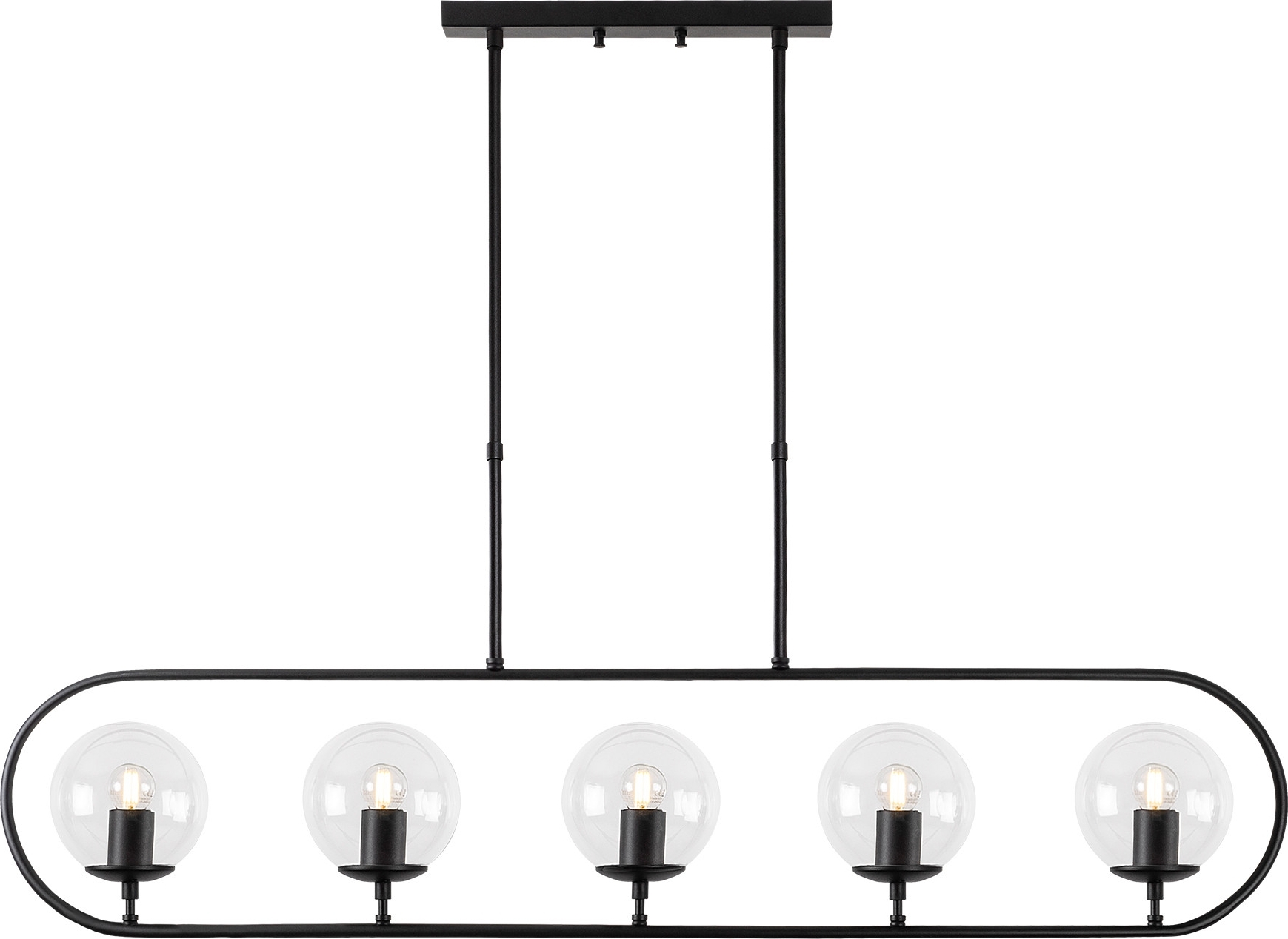 Klenod plafondlamp 10615 - Zwart