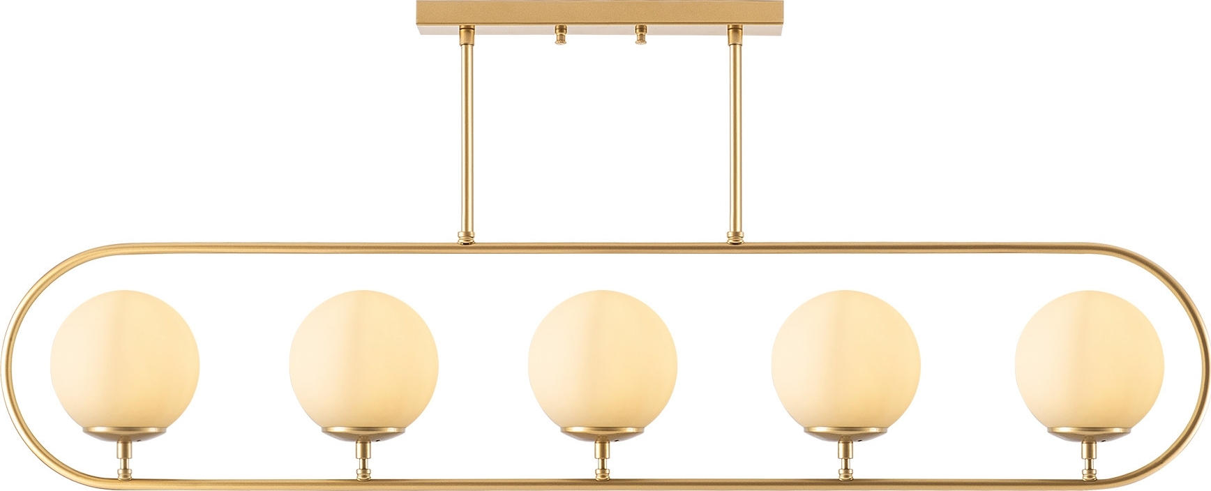 Klenod taklampa 10621 - Guld/vit