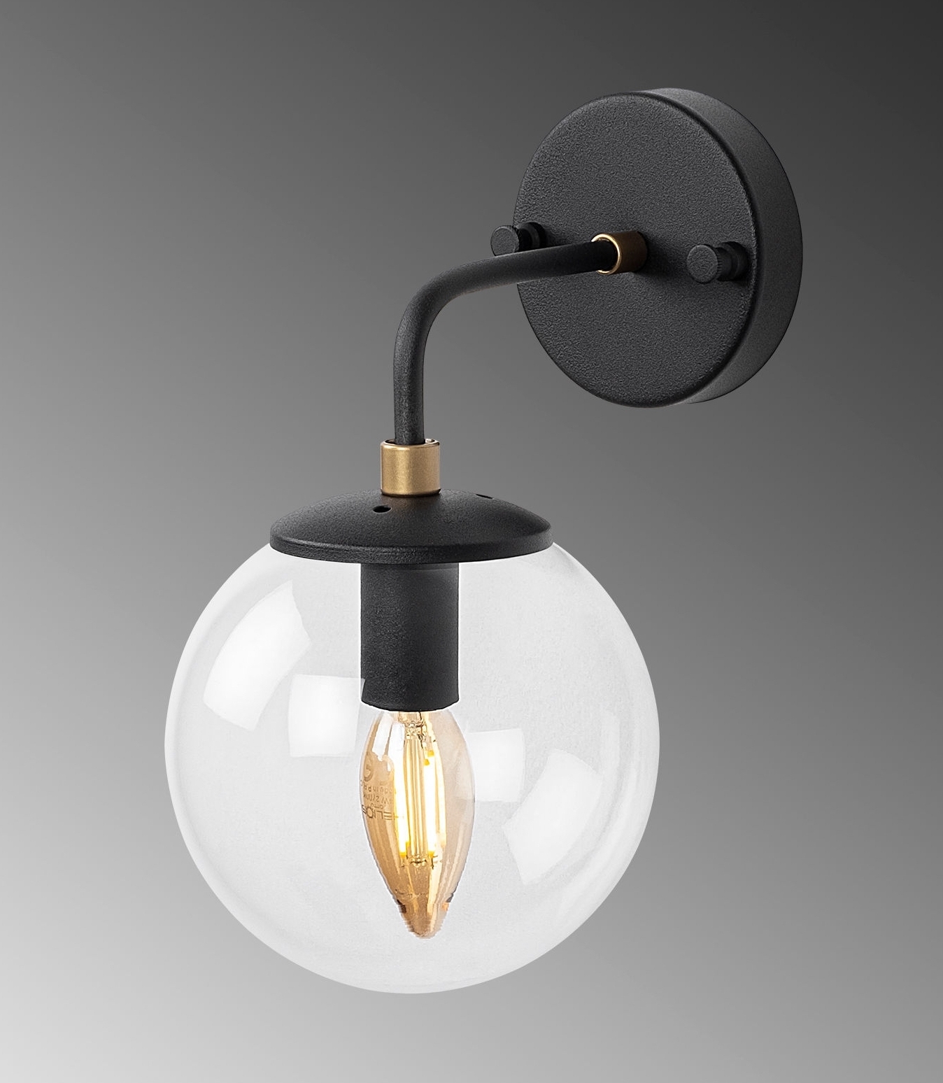 Hoorn wandlamp 12218 - Zwart Hoorn wandlamp 12218 - Zwart